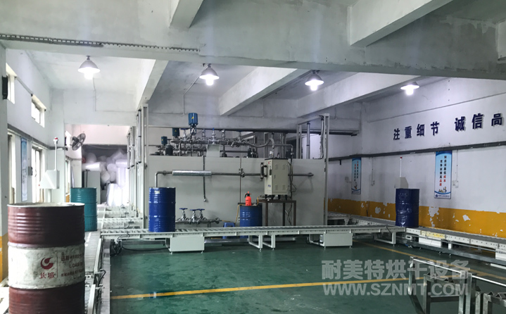 化工圆桶油桶自动烘干装备线 化工圆桶油桶自动烘干装备线